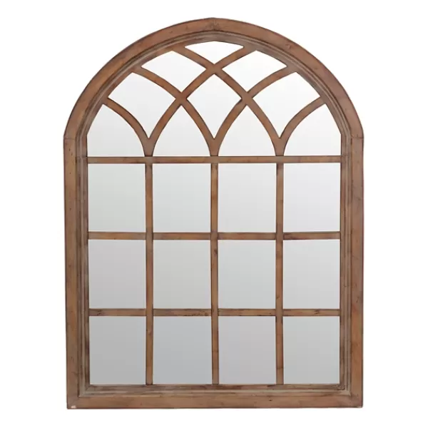 Decorative Mirrors-Kirkland's Home Natural Sadie Arch Mirror Brown