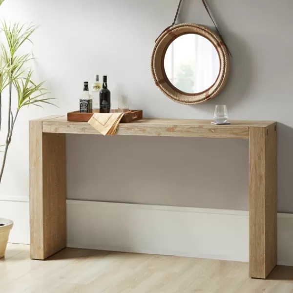 Console Tables-Kirkland's Home Natural Wood Frame Console Table