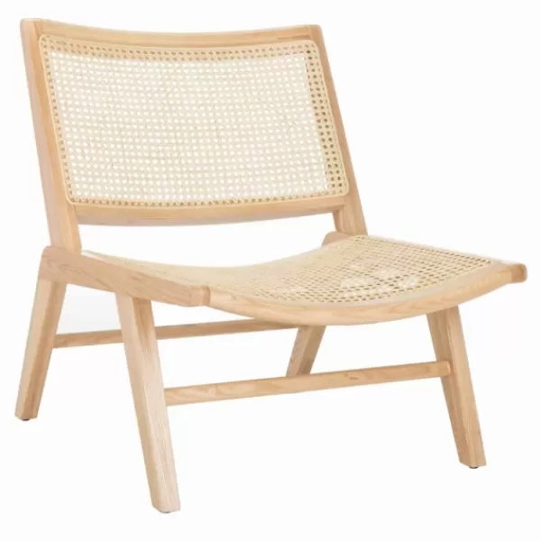 Accent Chairs-Kirkland's Home Natural Woven Rat Low-Slung Accent Chair Tan