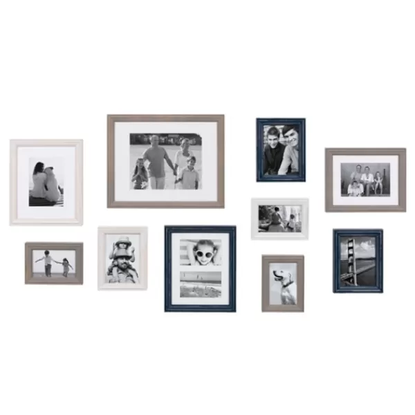 Gallery Wall Frames-Kirkland's Home Navy 10-Pc. Gallery Wall Picture Frame Set