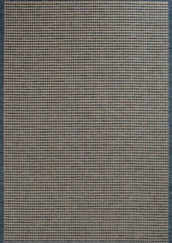 Outdoor Rugs-Kirkland's Home Navy Adelaide Woven Outdoor Area Rug, 6X9 Blue