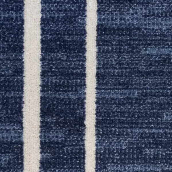 Outdoor Rugs-Kirkland's Home Navy Bordered Indoor/Outdoor Accent Rug, 2X4 Blue