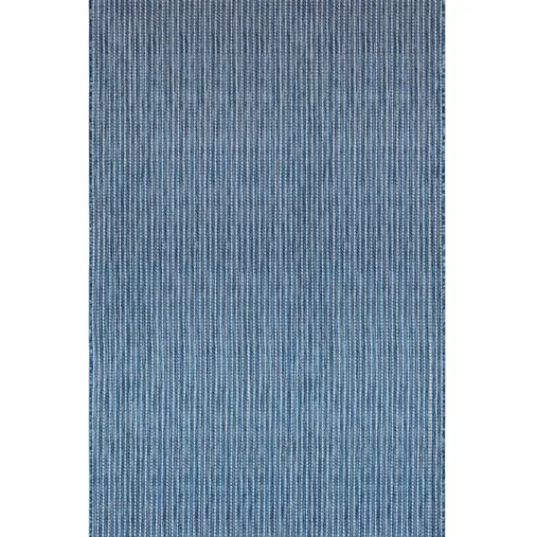 Outdoor Rugs-Kirkland's Home Navy Intertwine Indoor/Outdoor Area Rug, 4X7 Blue