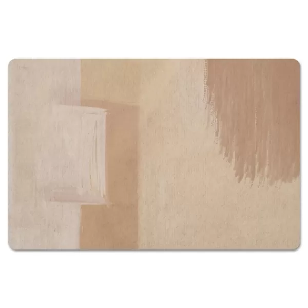 Kitchen & Floor Mats-Kirkland's Home Neutral Abstract Floor Mat Tan