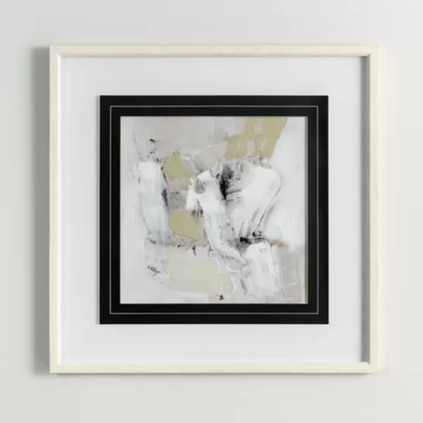 Framed Art-Kirkland's Home Neutral Abstract Matted Ii Framed Art Print Tan