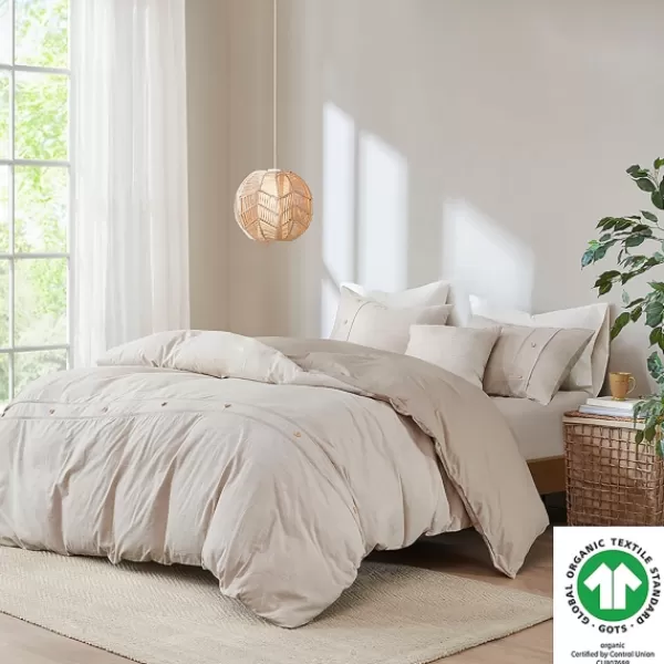 Comforters-Kirkland's Home Neutral Holland 5-Pc. Full/Queen Comforter Set Tan