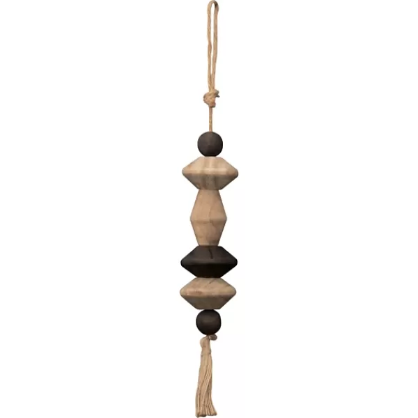 Decorative Accents-Kirkland's Home Neutral Southwest Wood Bead Tassel Brown/Black