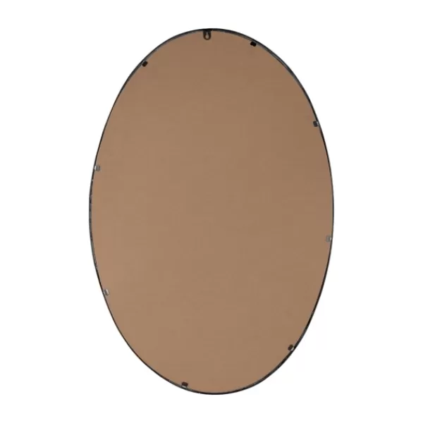 Decorative Mirrors-Kirkland's Home Oakland Oval Wall Mirror Silver