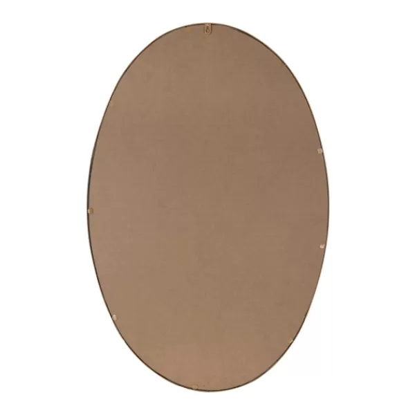 Decorative Mirrors-Kirkland's Home Oakland Oval Wall Mirror Gold