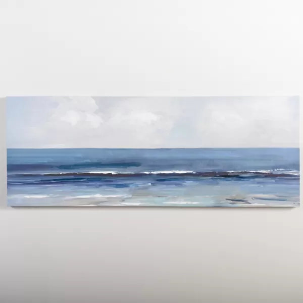 Canvas Art-Kirkland's Home Ocean Landscape Canvas Art Print Blue