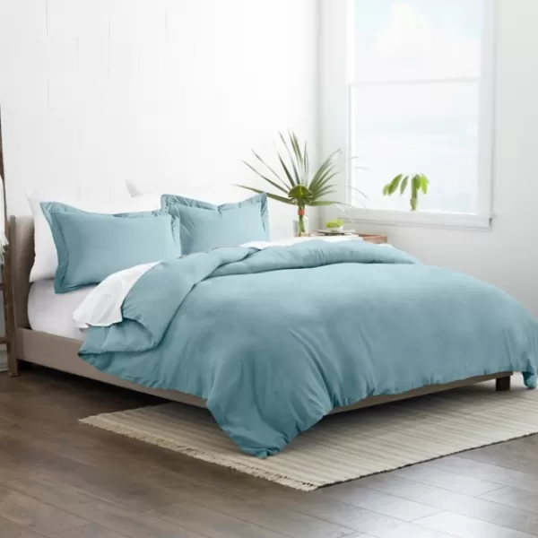 Duvets-Kirkland's Home Ocean Solid 3-Pc. Twin Duvet Cover Set Blue