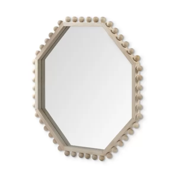 Framed Mirrors-Kirkland's Home Octagon Beaded Edge Framed Wall Mirror
