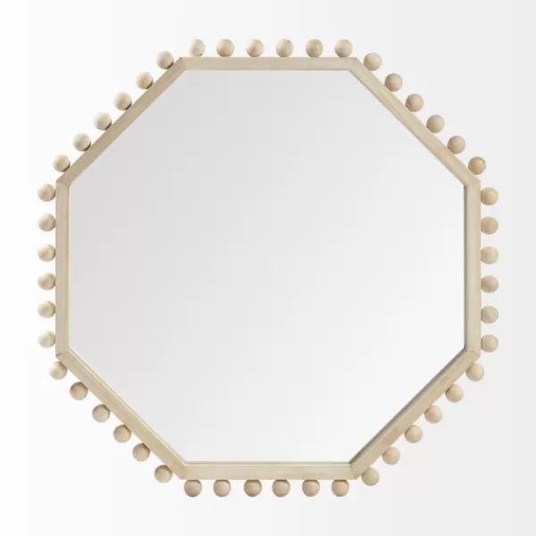 Framed Mirrors-Kirkland's Home Octagon Beaded Edge Framed Wall Mirror