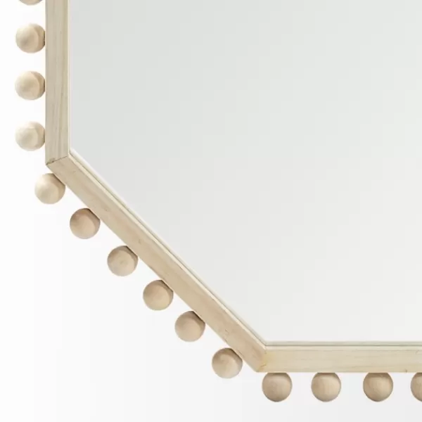 Framed Mirrors-Kirkland's Home Octagon Beaded Edge Framed Wall Mirror