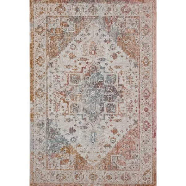 Outdoor Rugs-Kirkland's Home Ombre At Dusk Indoor/Outdoor Area Rug, 5X7 Ivory/Orange