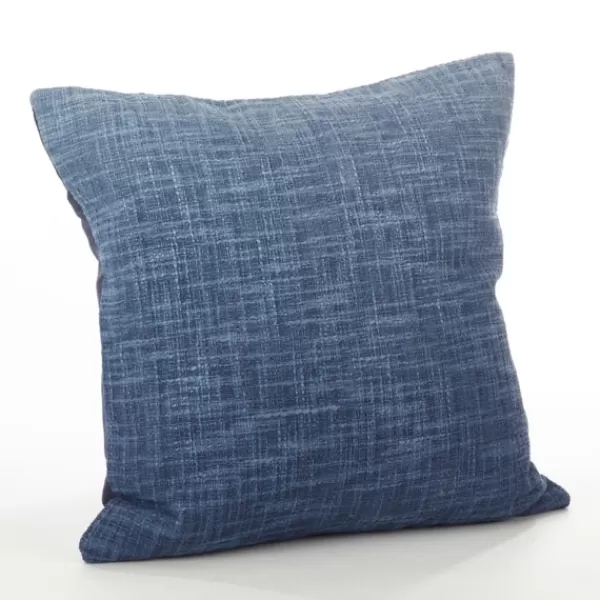 Pillows-Kirkland's Home Ombre Down Filled Square Throw Pillow Blue