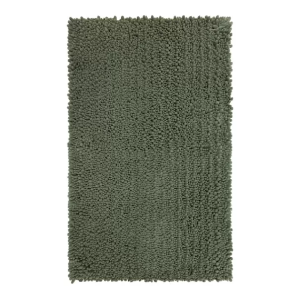 Bathroom Rugs-Kirkland's Home Oregano Chenille Bath Mat, 24 In. Green