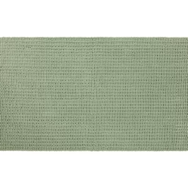 Bathroom Rugs-Kirkland's Home Oregano Memory Foam Chenille Bath Mat, 34 In. Green