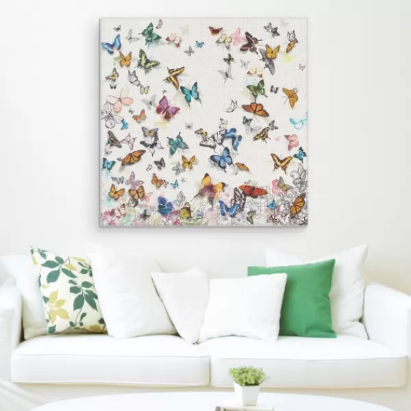 Canvas Art-Kirkland's Home Papillon Canvas Art Print Multi