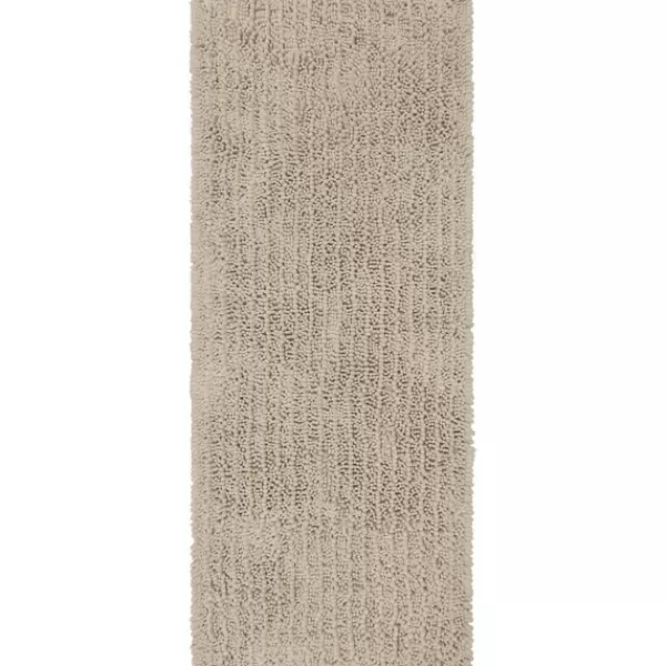 Bathroom Rugs-Kirkland's Home Parchment Lofty Pile Chenille Bath Mat, 45 In. Tan