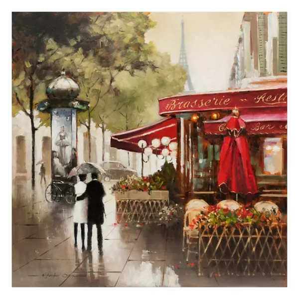 Canvas Art-Kirkland's Home Paris In The Rain Giclee Canvas Art Print Multi