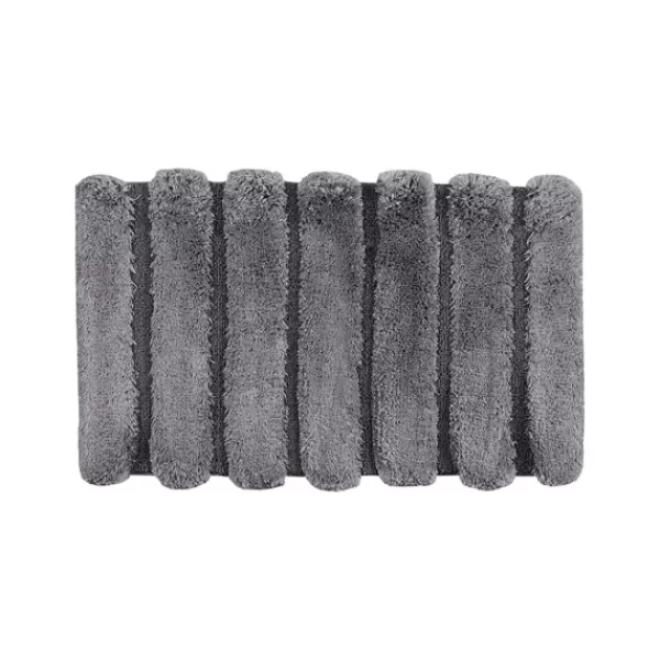 Bathroom Rugs-Kirkland's Home Pearl Tufted Bath Mat, 34 In. Gray