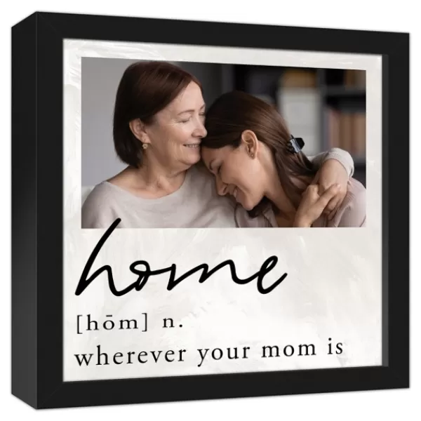 Wall Quotes & Signs-Kirkland's Home Personalized Home Definition Photo Framed Print Ivory/Black