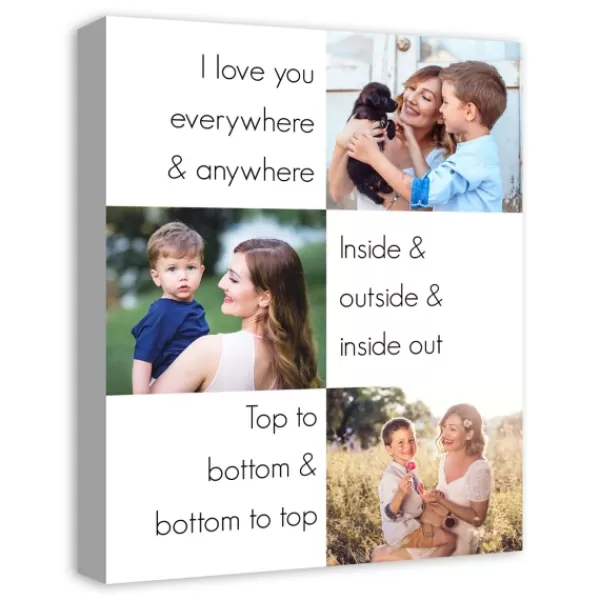 Wall Quotes & Signs-Kirkland's Home Personalized I Love You Everywhere Photo Print White