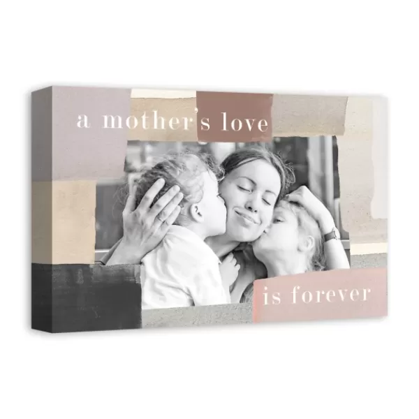 Wall Quotes & Signs-Kirkland's Home Personalized Mother'S Love Is Forever Wall Plaque Gray/Tan