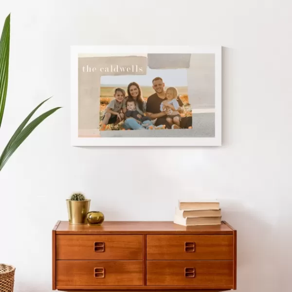 Wall Quotes & Signs-Kirkland's Home Personalized Neutral Watercolor Wall Plaque Tan/Gray/White