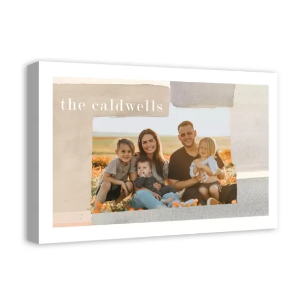 Wall Quotes & Signs-Kirkland's Home Personalized Neutral Watercolor Wall Plaque Tan/Gray/White
