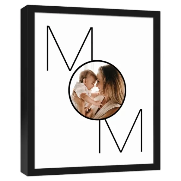 Wall Plaques-Kirkland's Home Personalized Simple Mom Photo Upload Canvas Print White