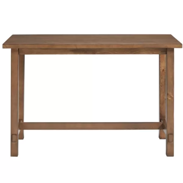 Office Furniture-Kirkland's Home Pine Distressed Wooden Desk