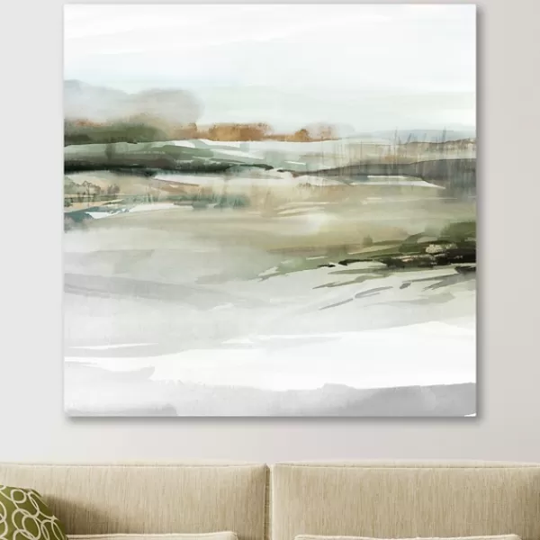 Canvas Art-Kirkland's Home Prologue Ii Giclee Canvas Art Print Green/White