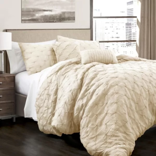 Comforters-Kirkland's Home Ravello 5-Pc. King Comforter Set Ivory