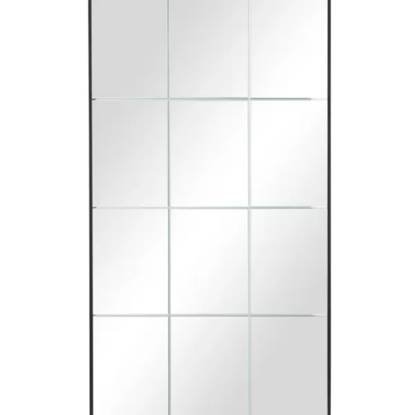 Decorative Mirrors-Kirkland's Home Rectangular Windowpane Grid Mirror, 23X40 In.