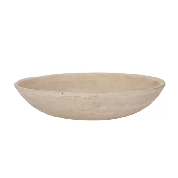 Decorative Bowls & Jars-Kirkland's Home Recycled Paper Mache Decorative Bowl Ivory