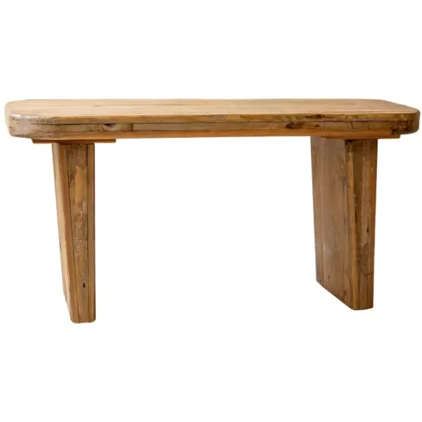 Benches & Ottomans-Kirkland's Home Recycled Wood Bench Brown