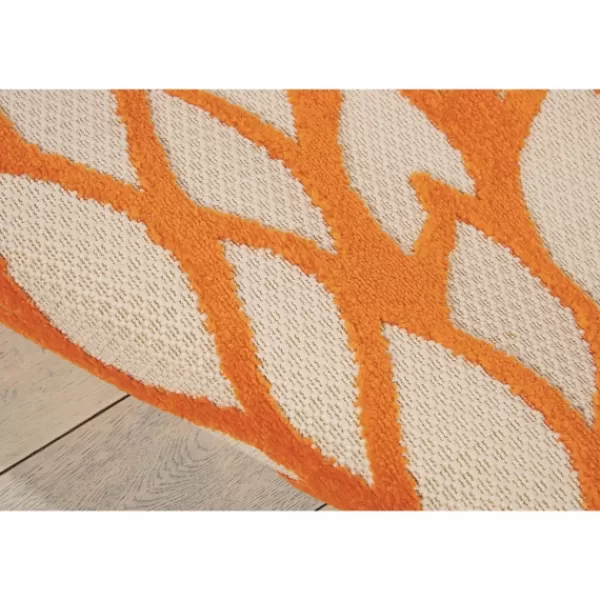Outdoor Rugs-Kirkland's Home Red Bright Floral Burst Outdoor Area Rug, 5X7 Red/Blue/Orange