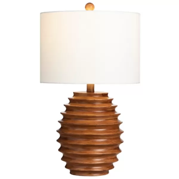 Table Lamps-Kirkland's Home Resin Honeycomb Table Lamp Brown