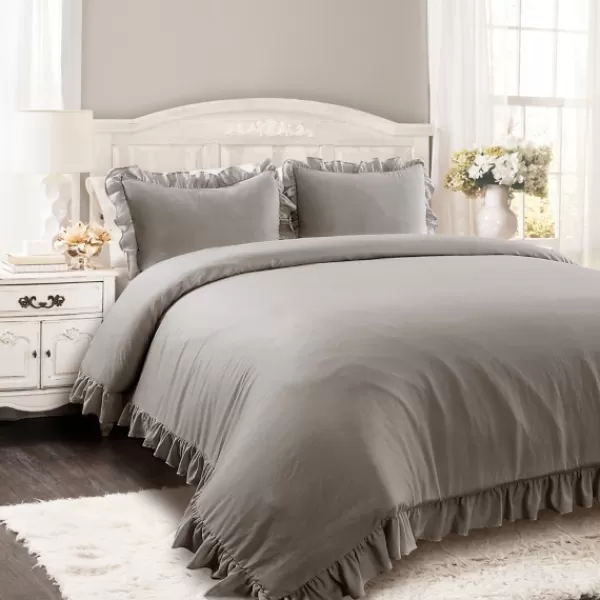 Comforters-Kirkland's Home Riley 3-Pc. King Comforter Set Gray