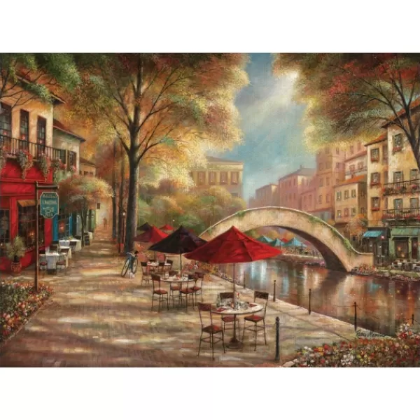 Canvas Art-Kirkland's Home Riverwalk Charm Canvas Art Print By Ruane Manning Multi