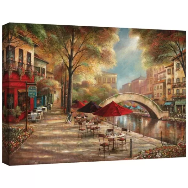 Canvas Art-Kirkland's Home Riverwalk Charm Canvas Art Print By Ruane Manning Multi