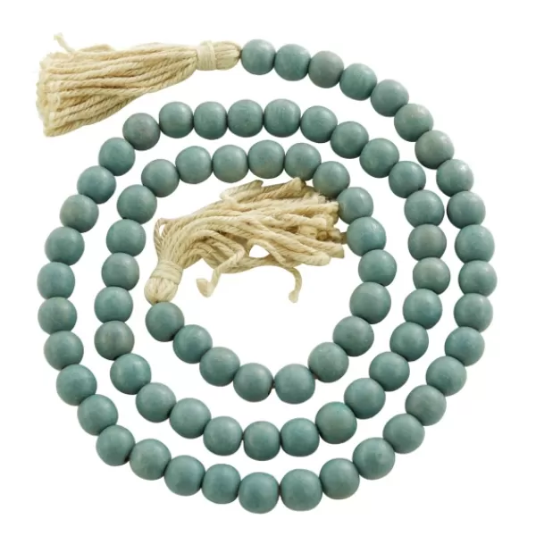 Decorative Accents-Kirkland's Home Robin'S Egg Bohemian Tassel Garland Blue