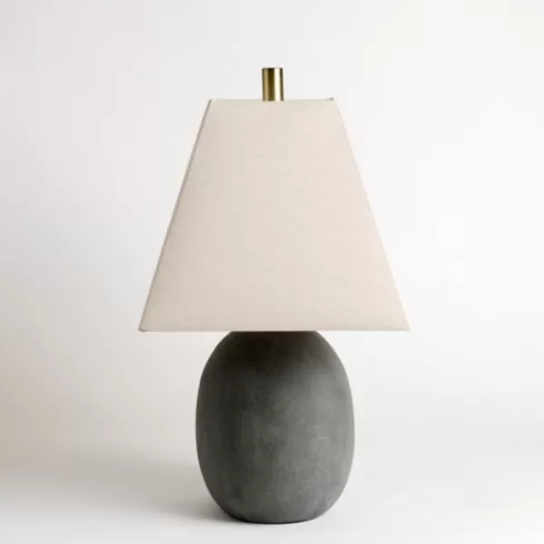 Table Lamps-Kirkland's Home Round Olive Table Lamp Green