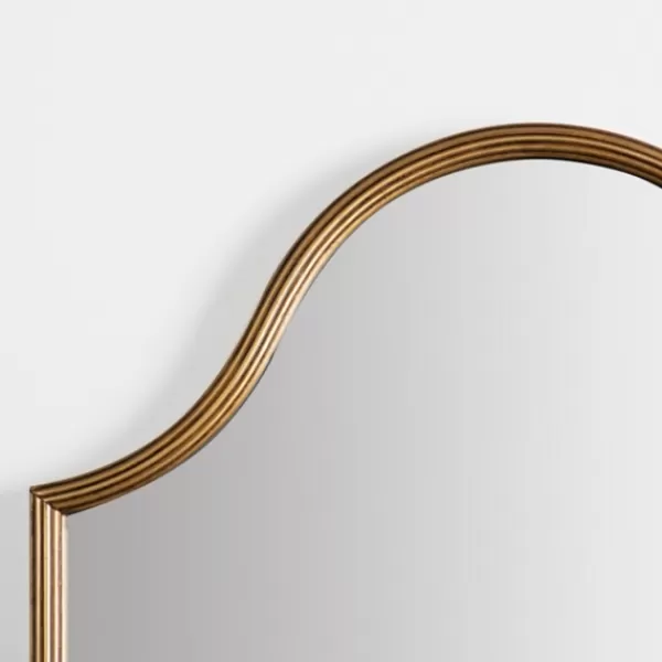 Decorative Mirrors-Kirkland's Home Rowan Vintage Gold Wall Mirror