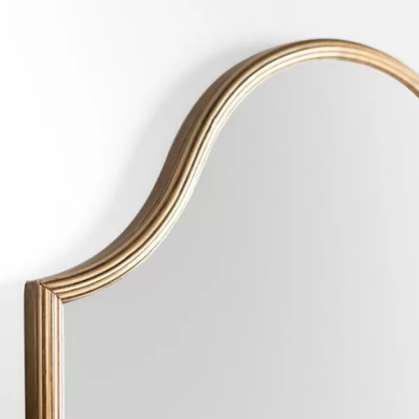 Decorative Mirrors-Kirkland's Home Rowan Vintage Gold Wall Mirror