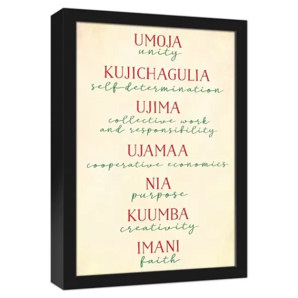 Wall Plaques-Kirkland's Home Rules Of Kwanzaa Wall Plaque