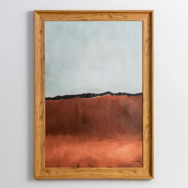 Framed Art-Kirkland's Home Rusted Landscape Framed Art Print Brown/Gray