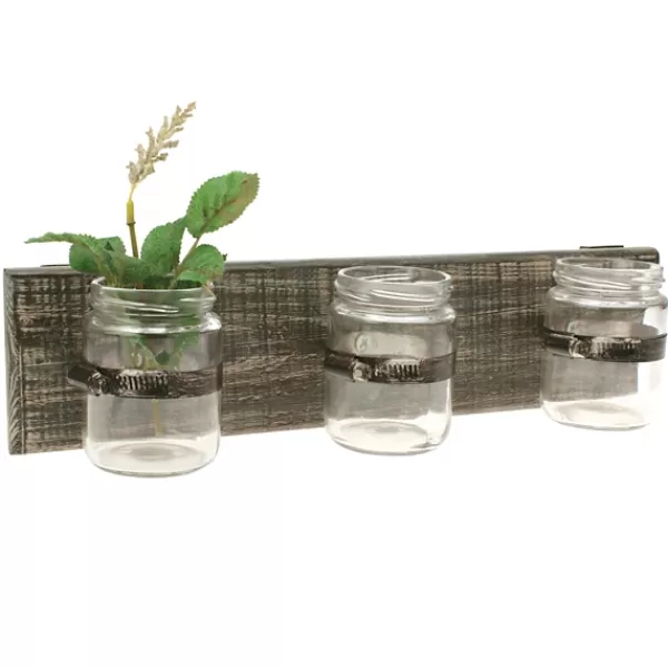 Wall Storage-Kirkland's Home Rustic Jars Wall Organizer